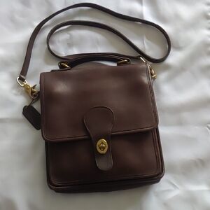 Coach Vintage Station Crossbody, Dk Brown